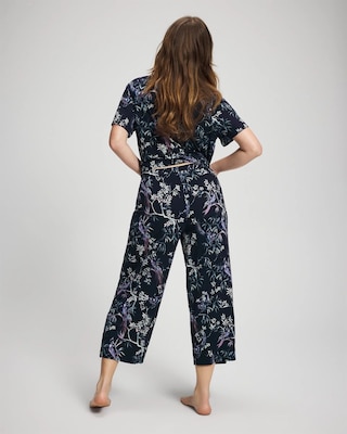 Cropped Pajama Pants click to view larger image.