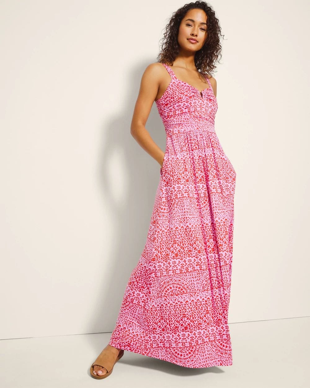 V-Wire Maxi Bra Dress