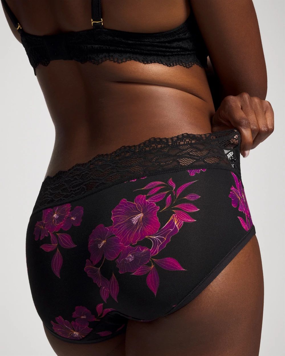 Hipster Panty with Enchanting Lace click to view larger image.