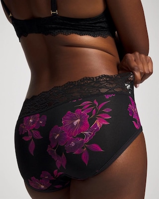 Hipster Panty with Enchanting Lace click to view larger image.