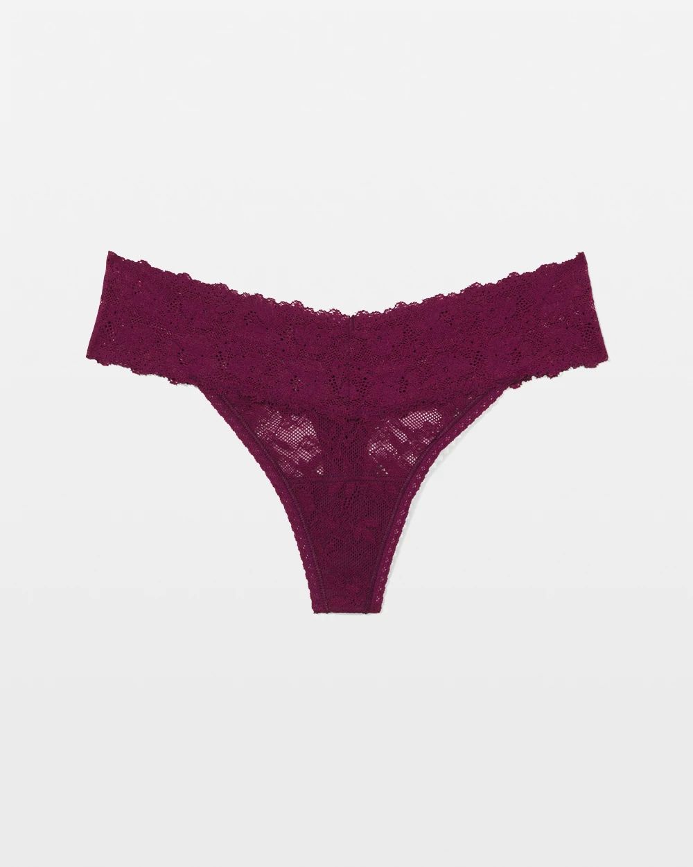 Perfect Lace Thong Panty click to view larger image.