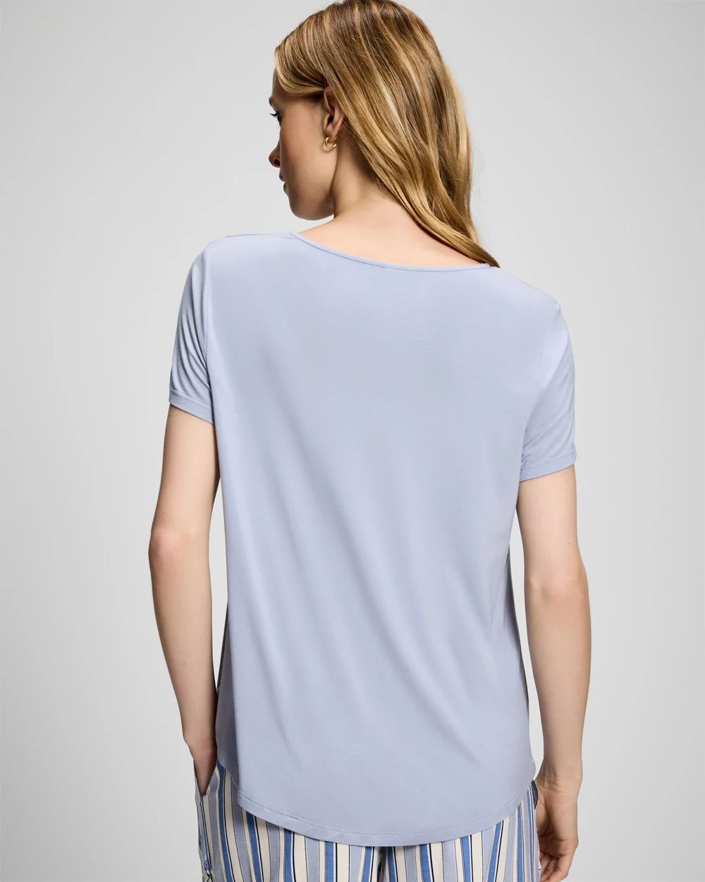 Short Sleeve Pajama Tee click to view larger image.