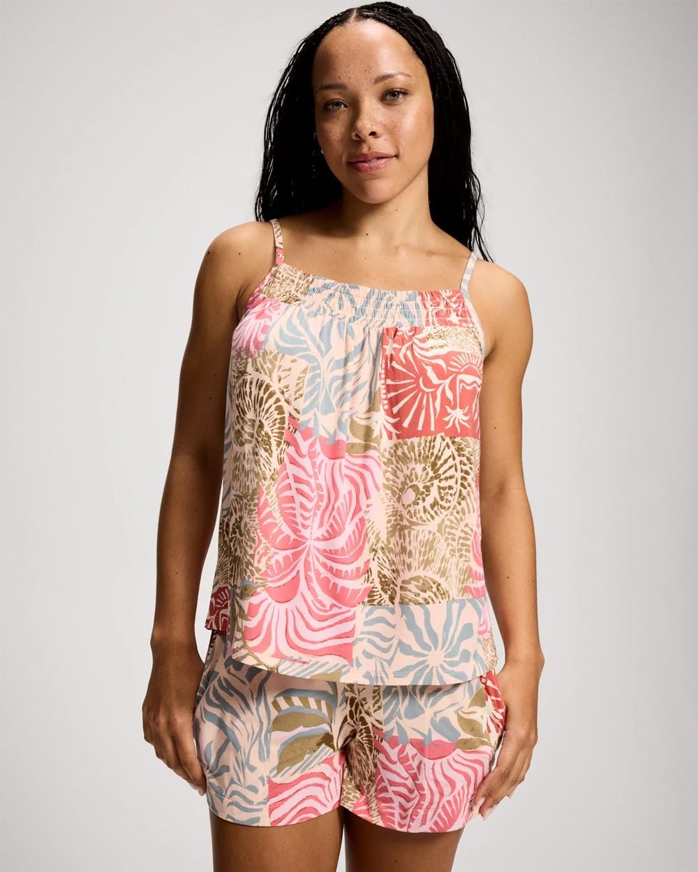 Cool Nights Smocked Pajama Cami