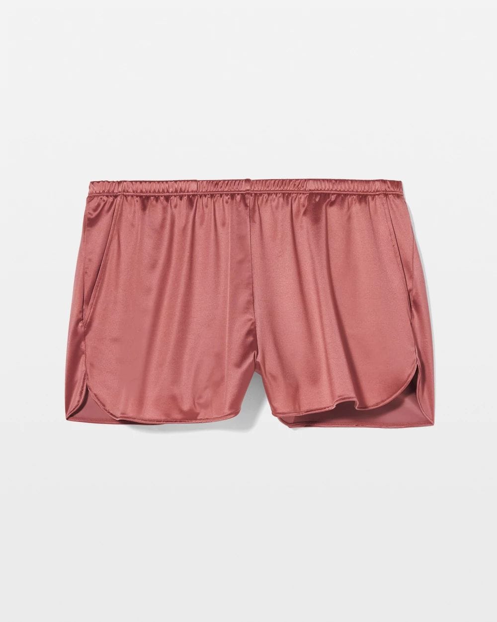 Stretch Luster Knit Pajama Shorts
