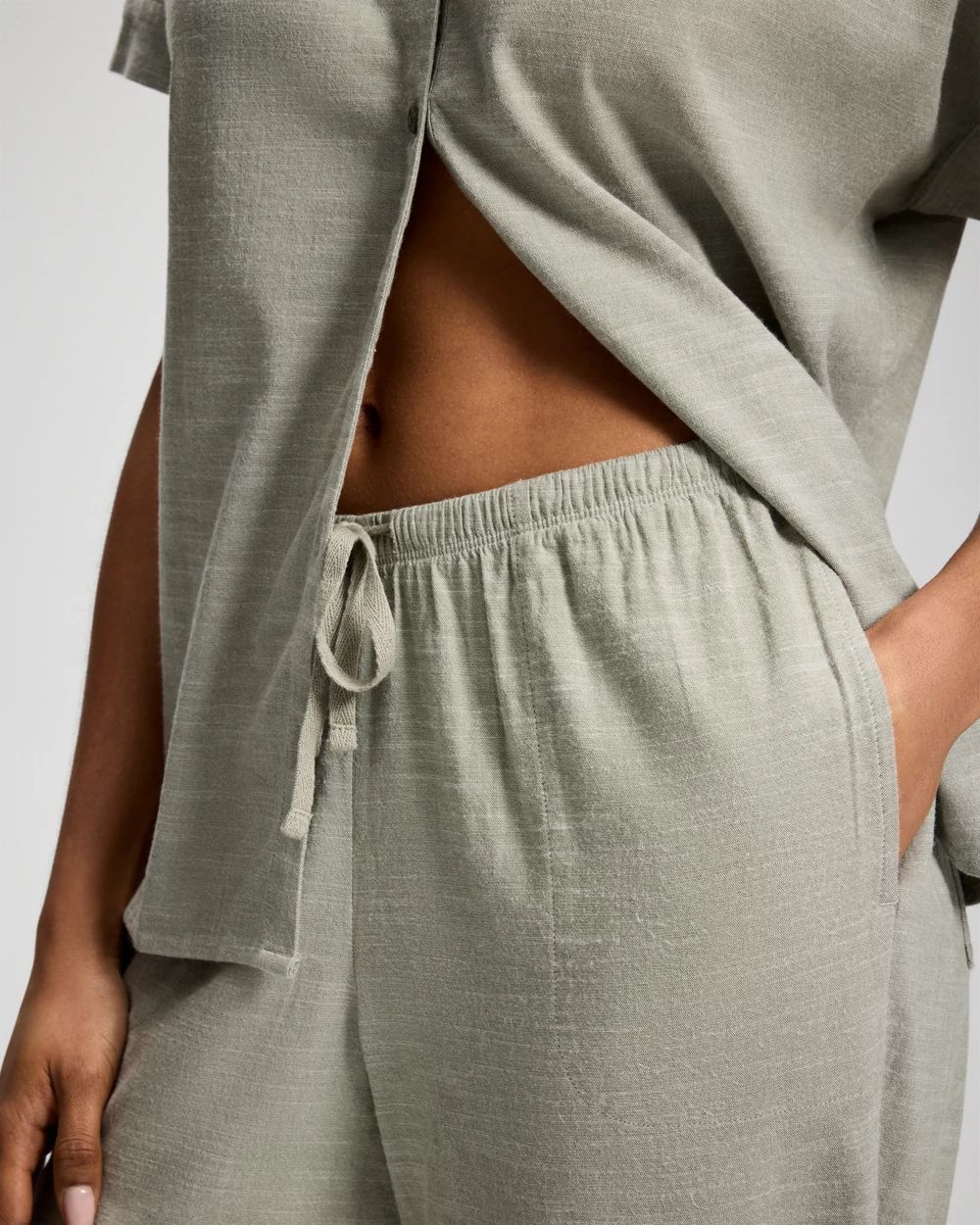 Beach Cotton Crop Pant