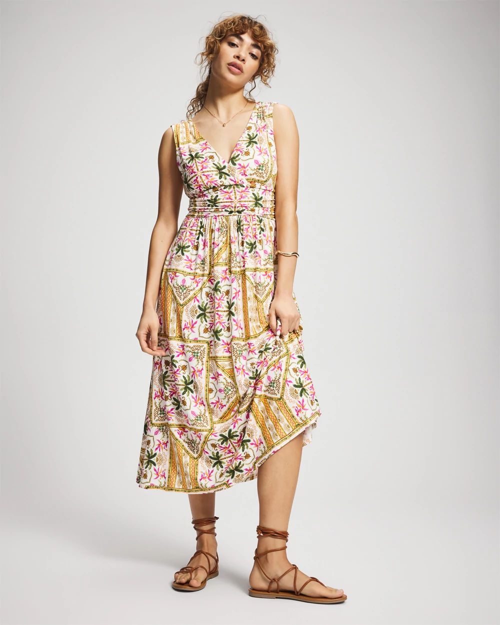 Soft Jersey Goddess Midi Bra Dress