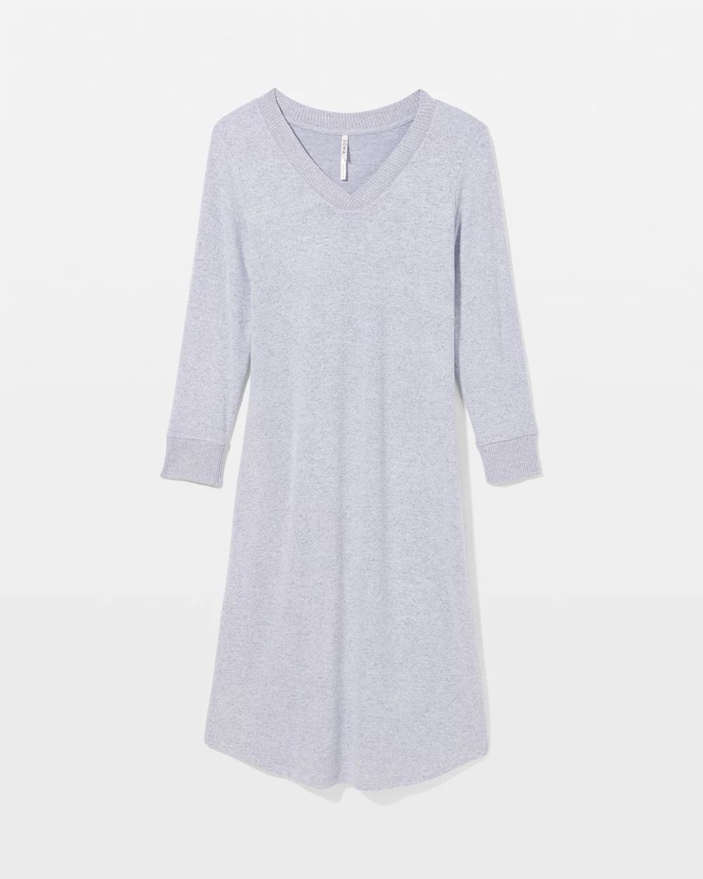 Long Sleeve Midi Sleepshirt click to view larger image.