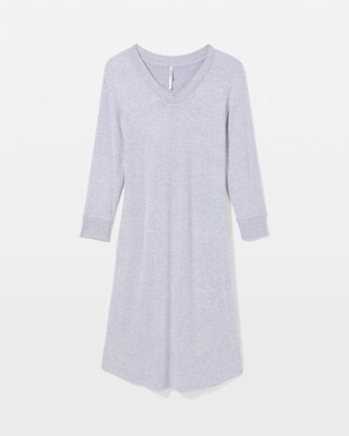Long Sleeve Midi Sleepshirt click to view larger image.