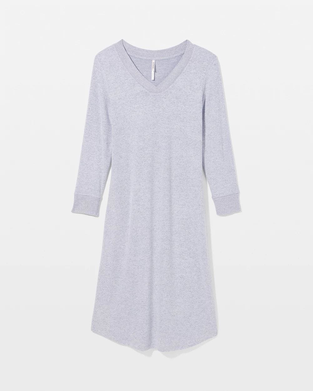 CozyLuxe Long Sleeve Midi Sleepshirt