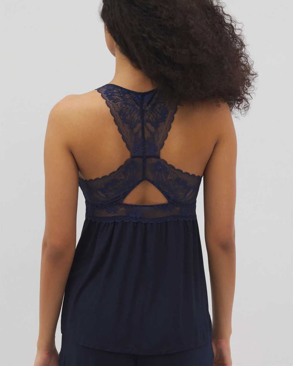 Cool Nights Soft Support Lace Pajama Cami