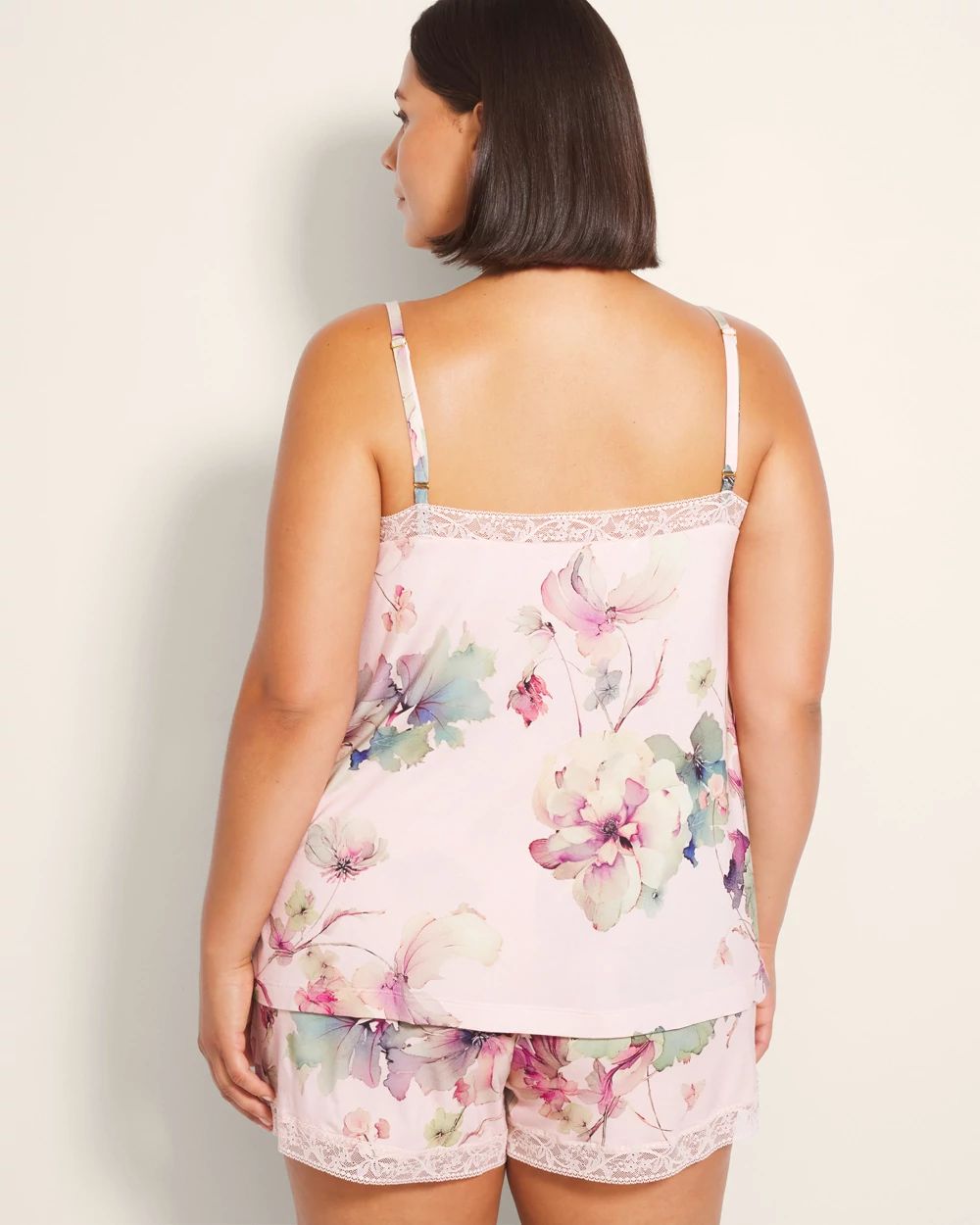 Cool Nights Lace Trim Pajama Cami