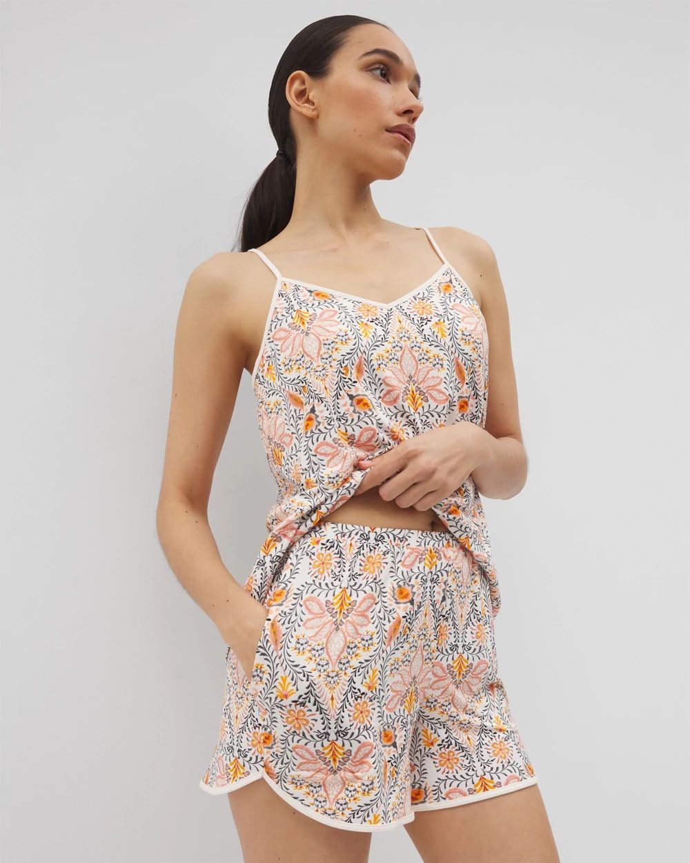 Cool Nights Printed Pajama Short