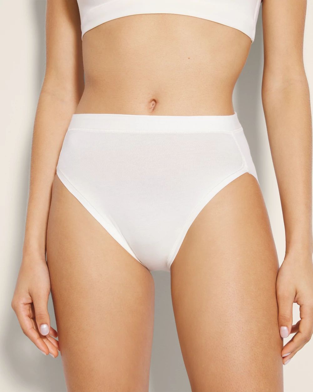 Vanishing Edge Cotton High-Leg Panty