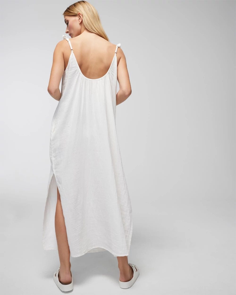Soma Swim Flutter-Sleeve Cover-Up Dress