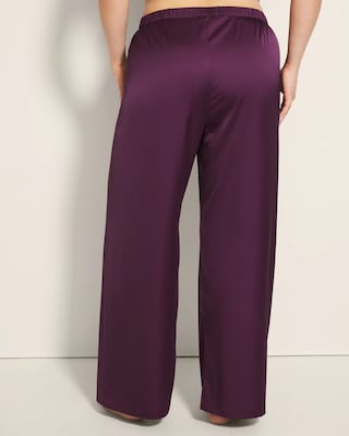 Wide-Leg Pajama Pants click to view larger image.
