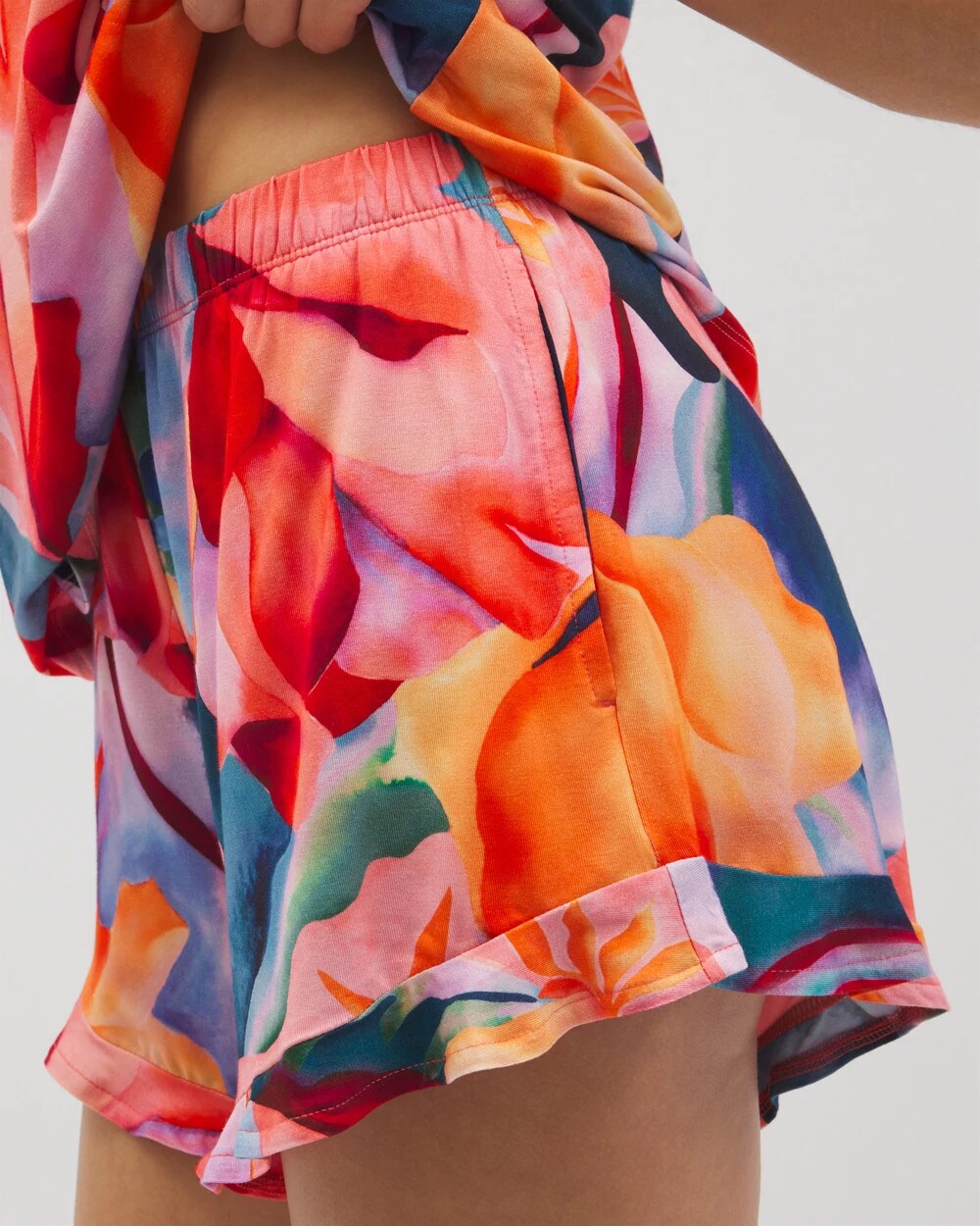 Ruffle Pajama Shorts