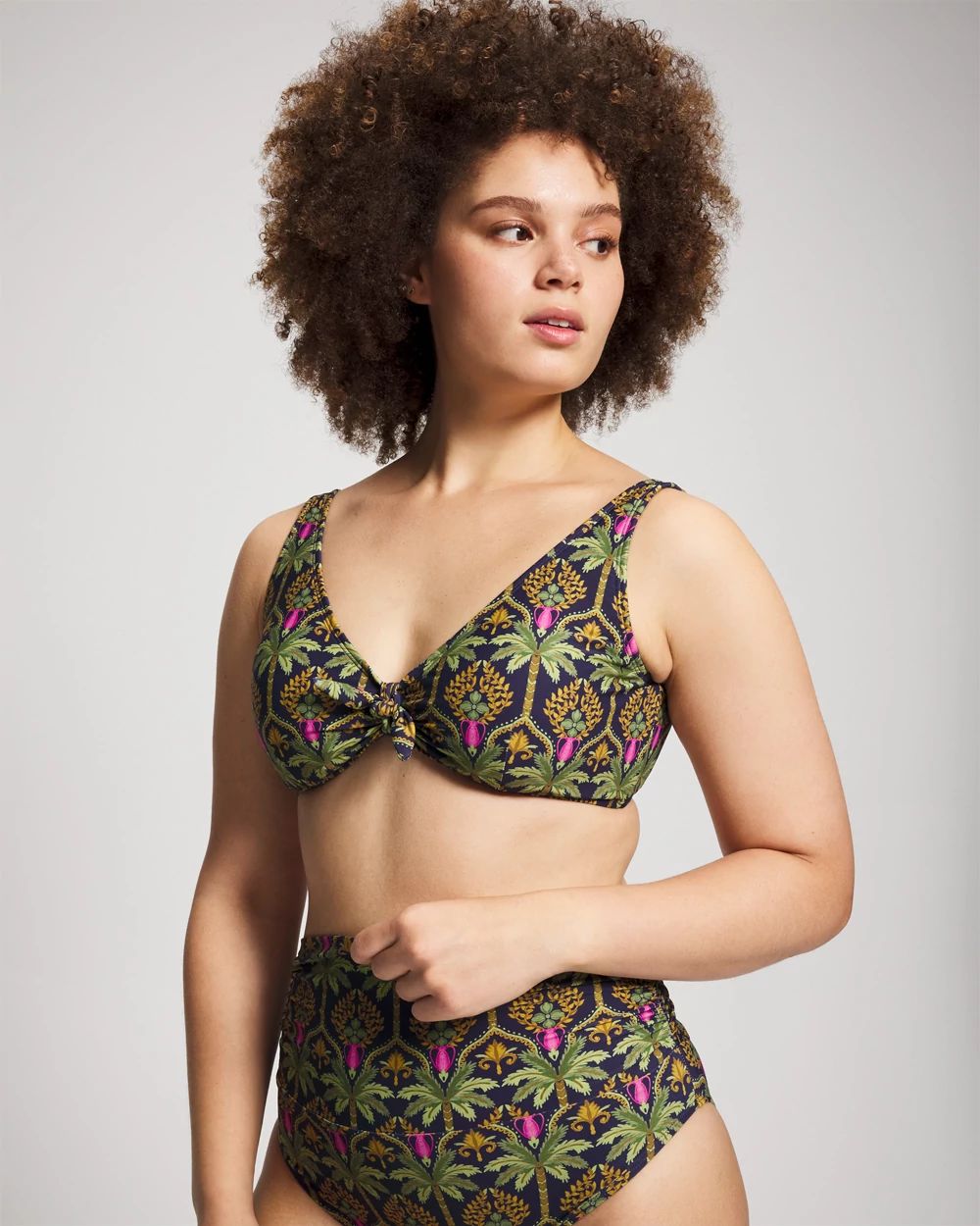 Soma Swim Tie Front Bikini Top