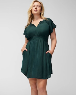 Flutter Sleeve Bra Dress