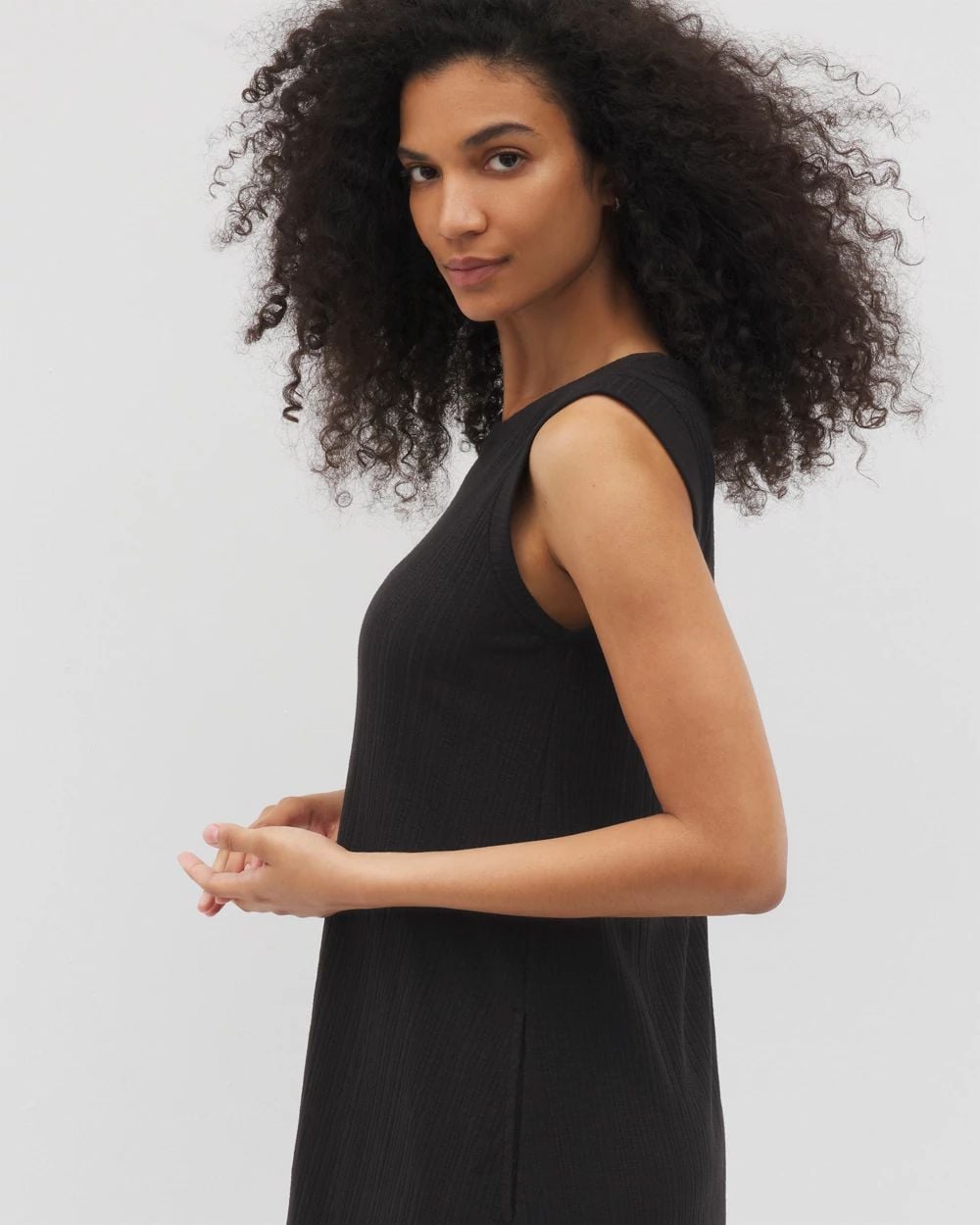 Rib Lounge Short Dress