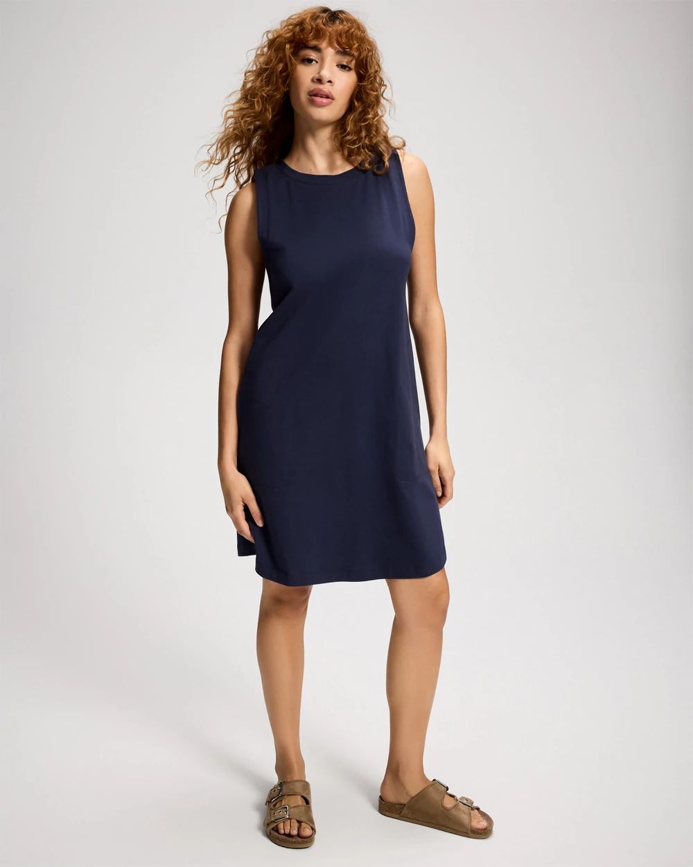 Cotton Sleeveless Tee Dress