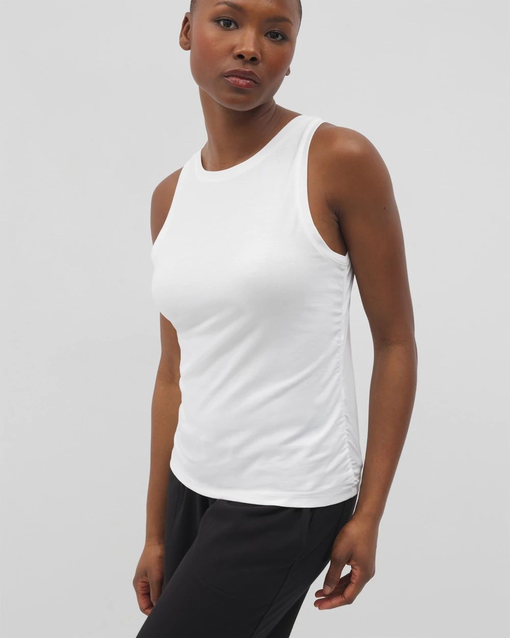 Most Loved Cotton Ruched Pajama Tank