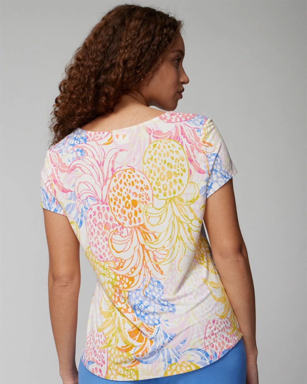 Short Sleeve Pajama Tee with Pocket