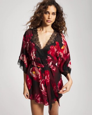 Silk Chiffon Robe