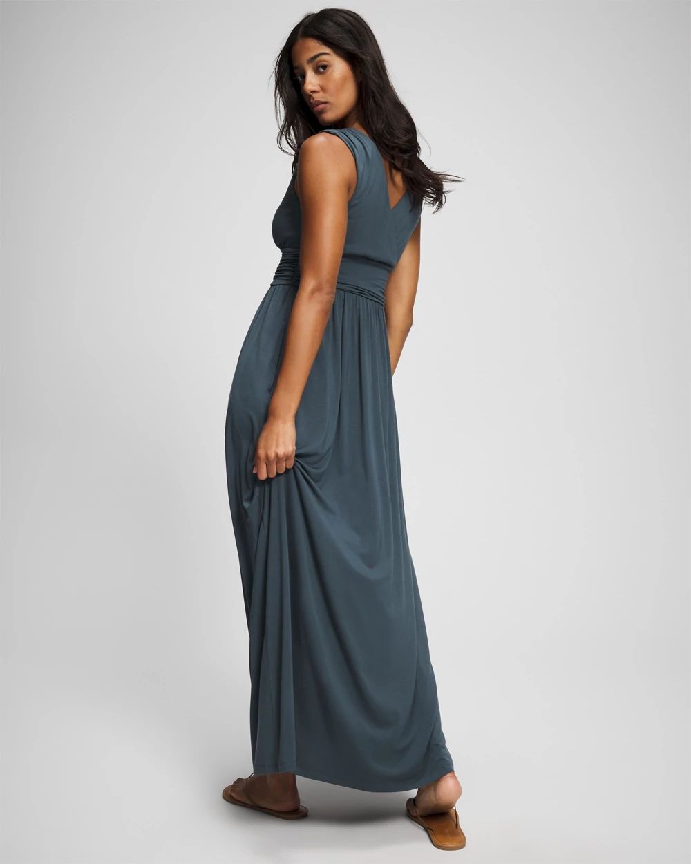 Soft Jersey Goddess Maxi Bra Dress