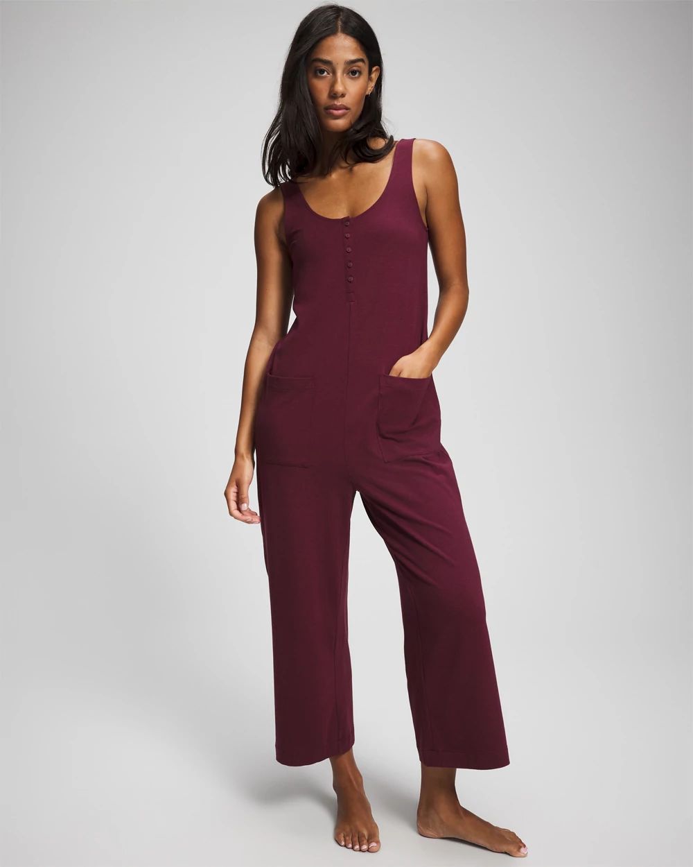 Most Loved Cotton Henley Jumpsuit