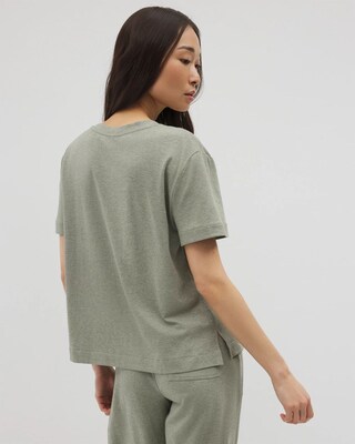 Short-Sleeve Pocket Pajama Tee click to view larger image.