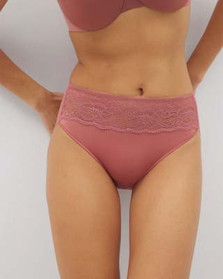 High-Leg Panty with Lace