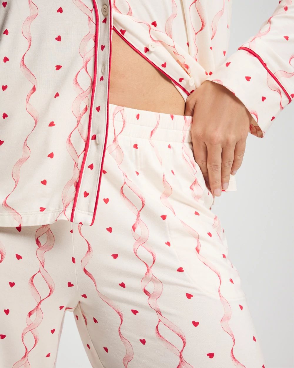 Printed Pajama Pants click to view larger image.