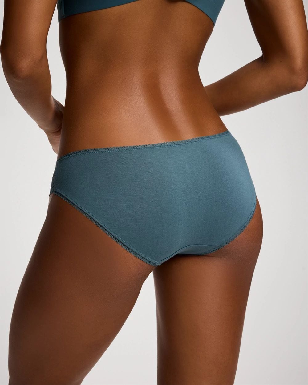 Embraceable Bikini Panty with Crochet Lace
