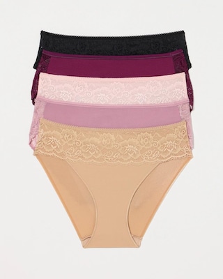 Lace Mixed Hipster Panty 5-Pack