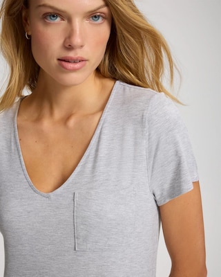 Short Sleeve Long Sleepshirt click to view larger image.