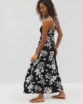 Isla Cross Back Maxi Bra Dress click to view larger image.