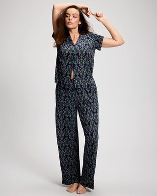 Printed Pajama Pants