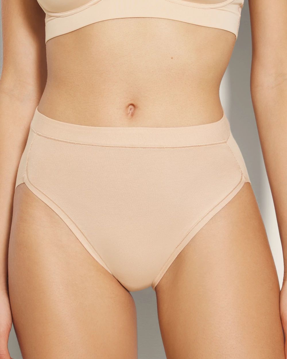 Cotton High-Leg Panty