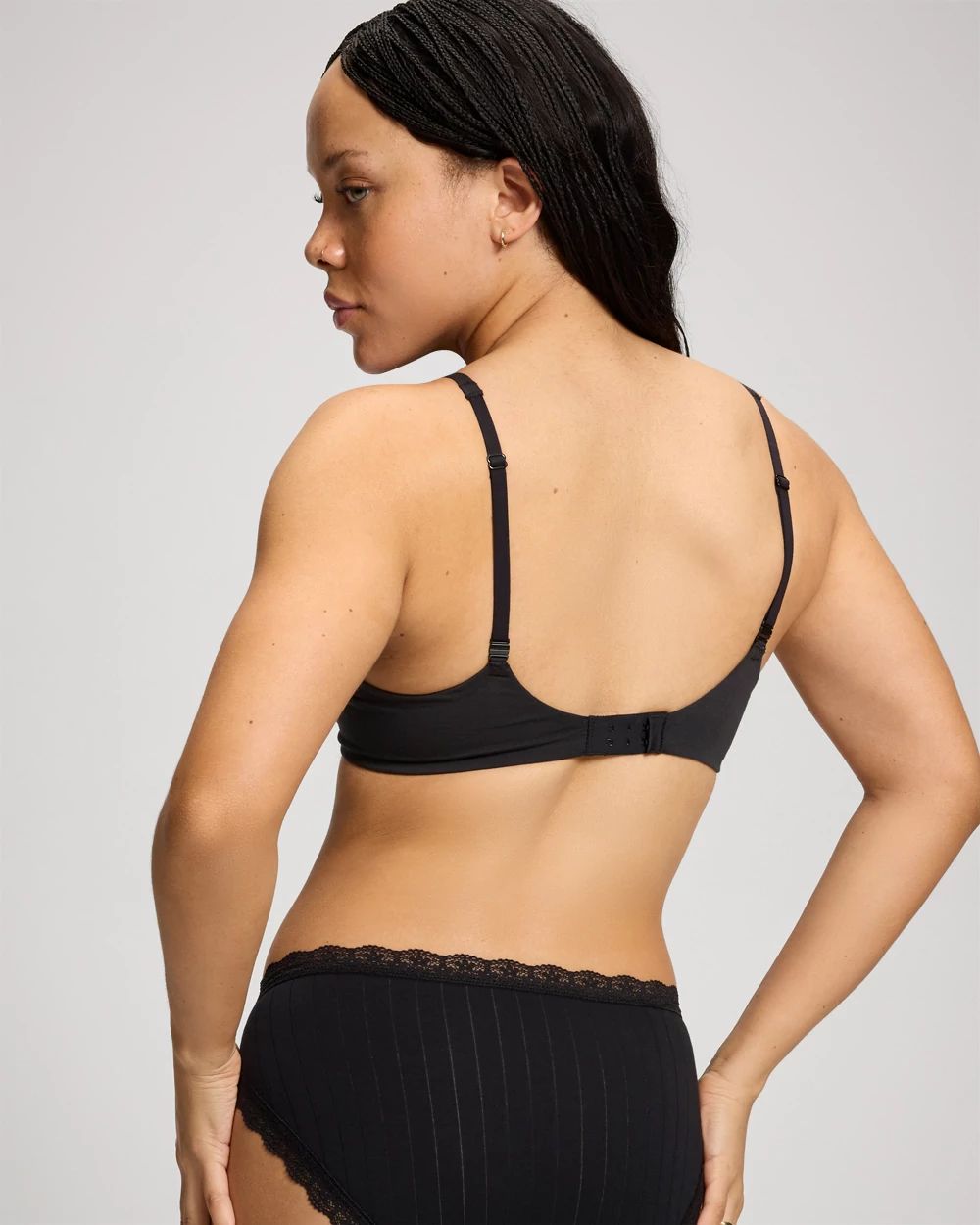 Modern Cotton Unlined Perfect Coverage Bra click to view larger image.