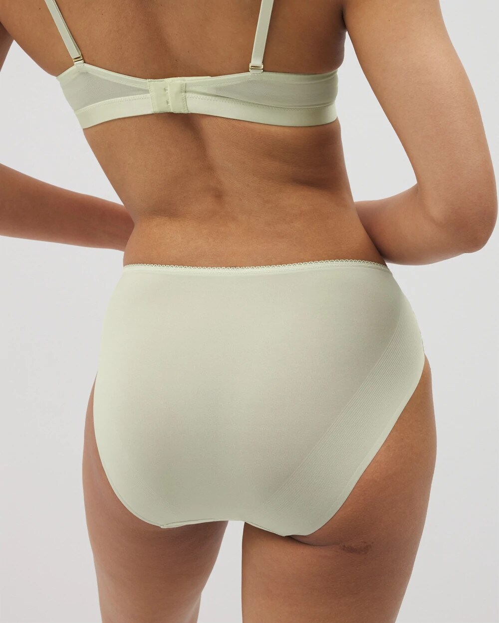 High-Leg Panty with Lace