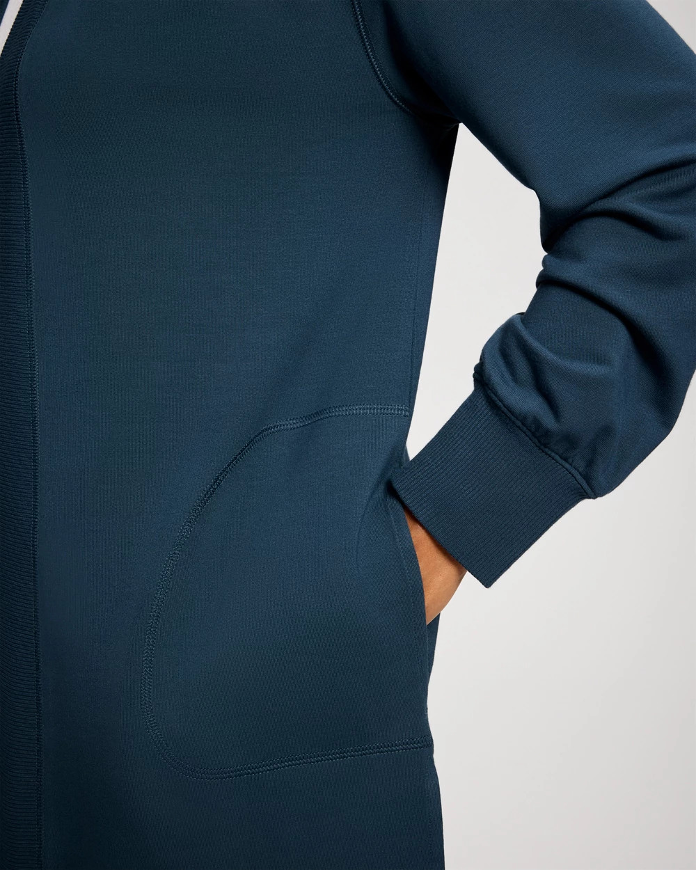 Ultra Soft Relaxed Open-Front Wrap