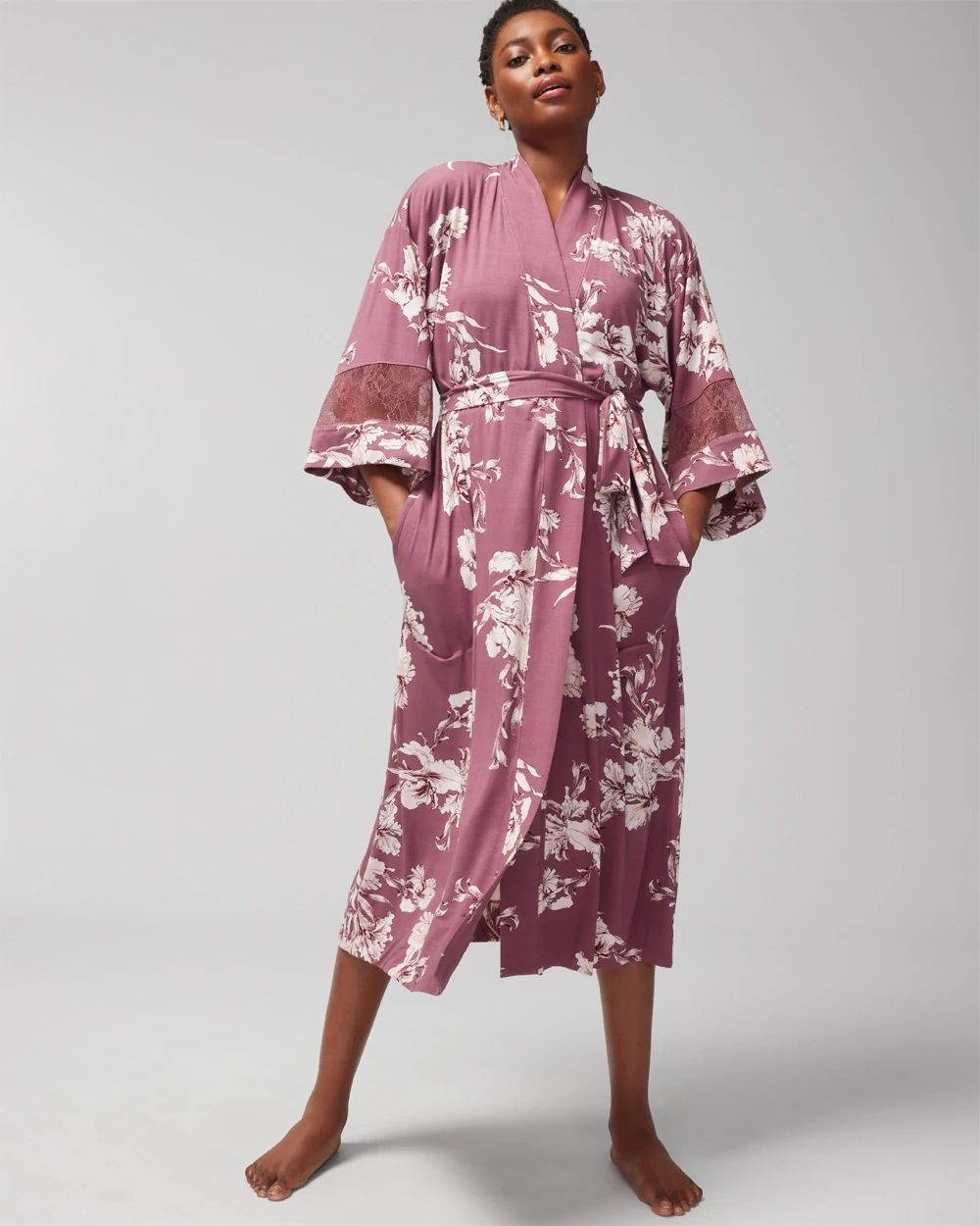 Lace Long Robe