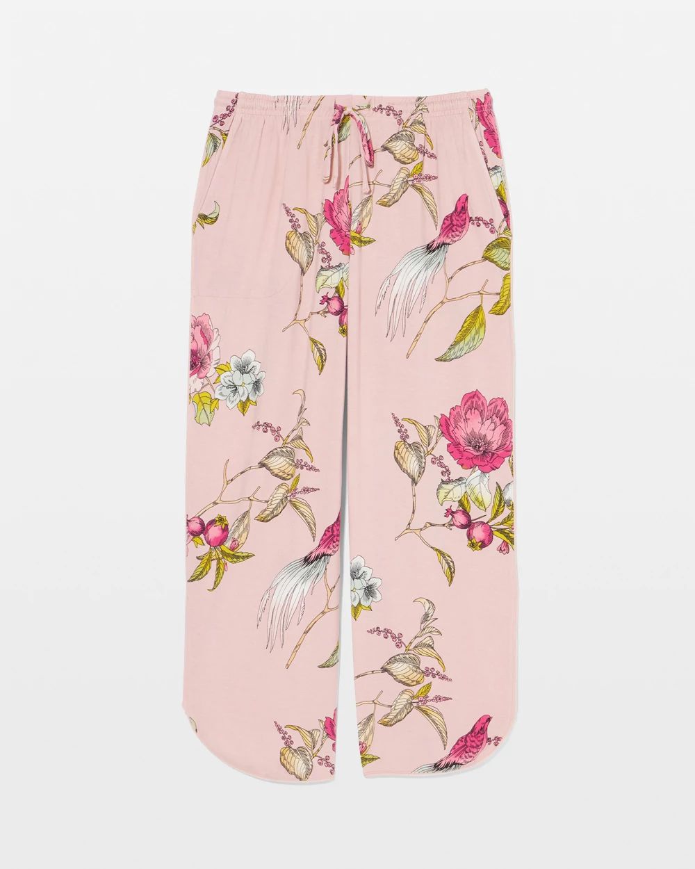 Cool Nights Piped Crop Pajama Pant