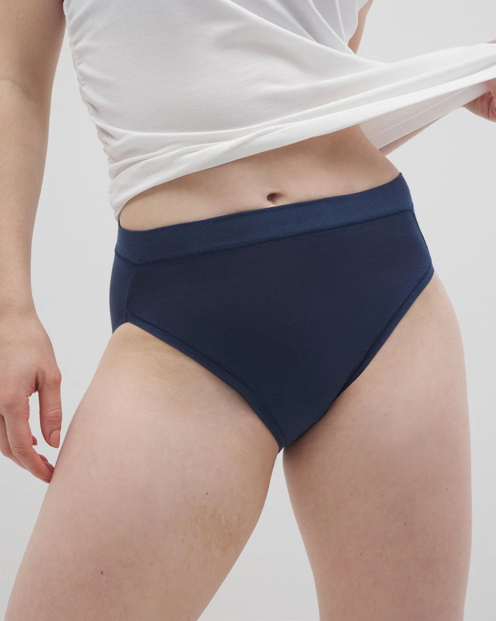 Vanishing Edge Cotton High-Leg Panty