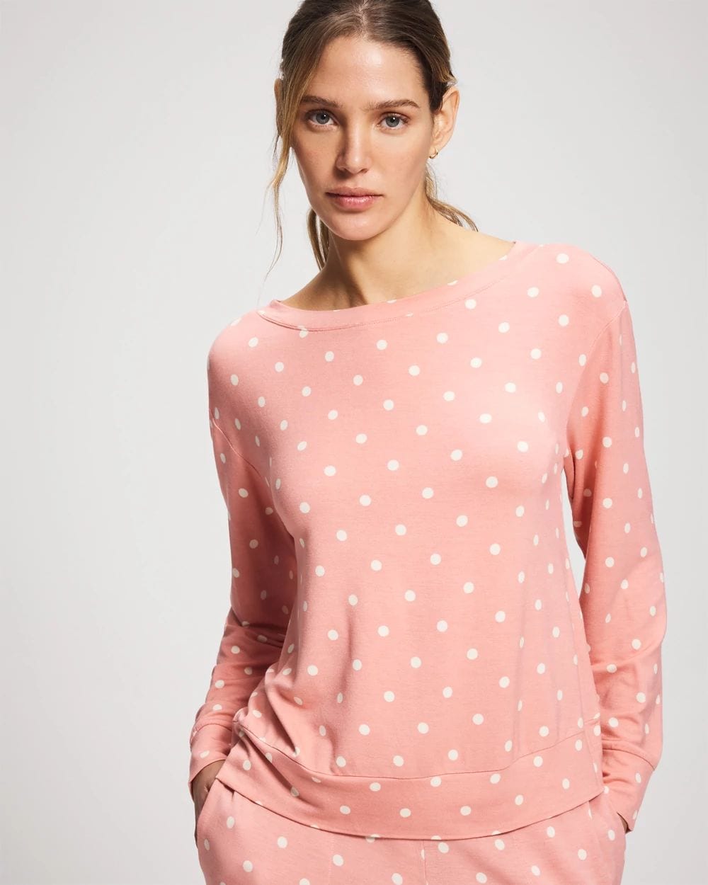 Long-Sleeve Pajama Top