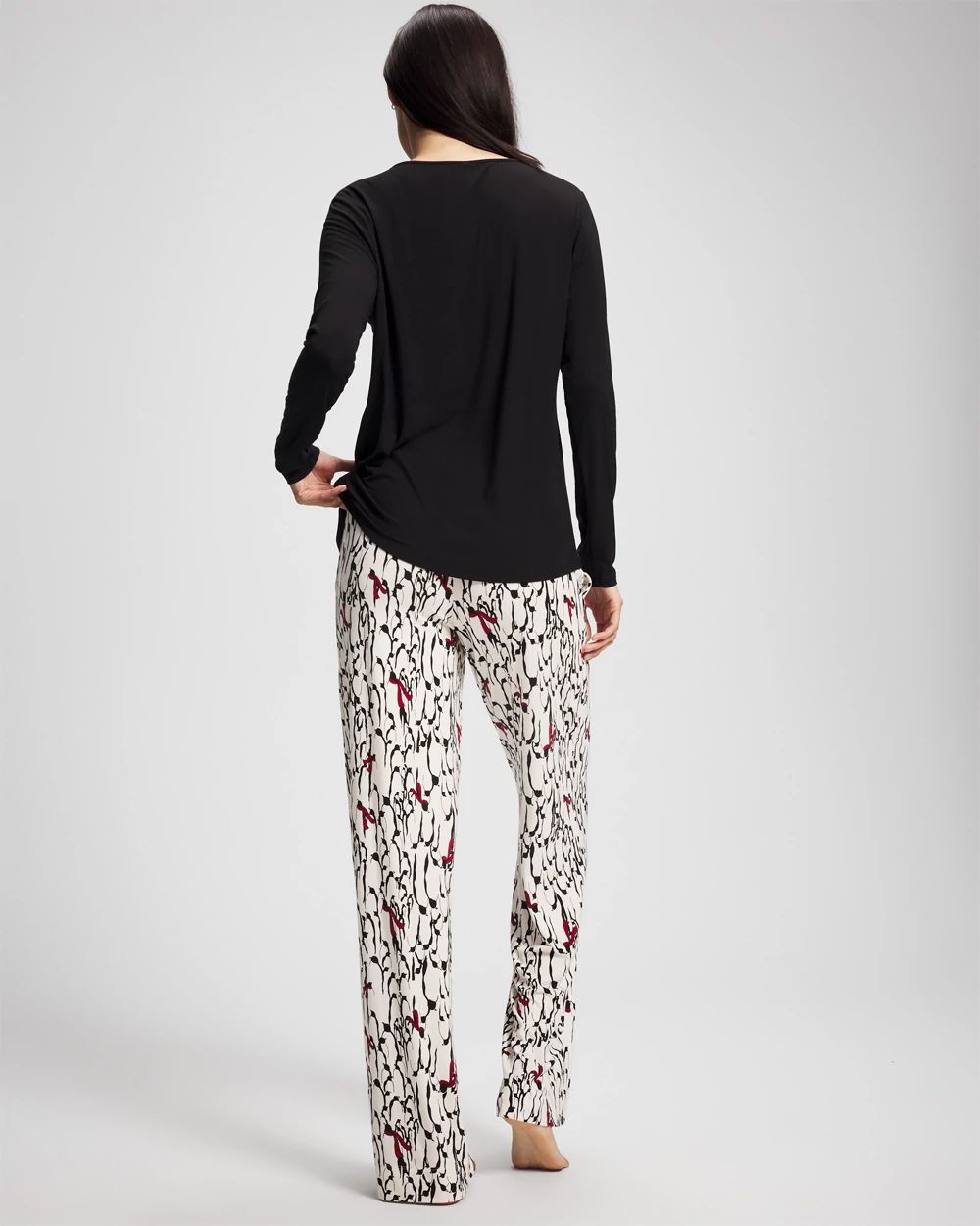 Cool Nights Packaged Long-Sleeve Pant Pajama Set