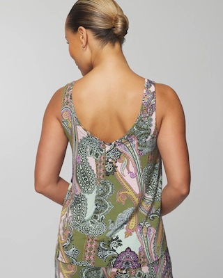 Pajama Tank With Piping