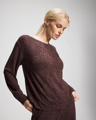 Long-Sleeve Pajama Top