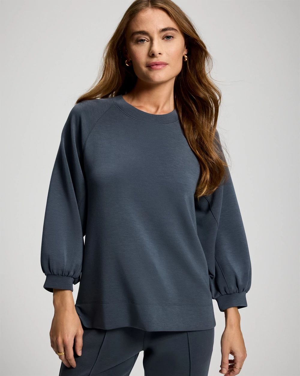 Modern Modal Relaxed 3/4 Sleeve Top