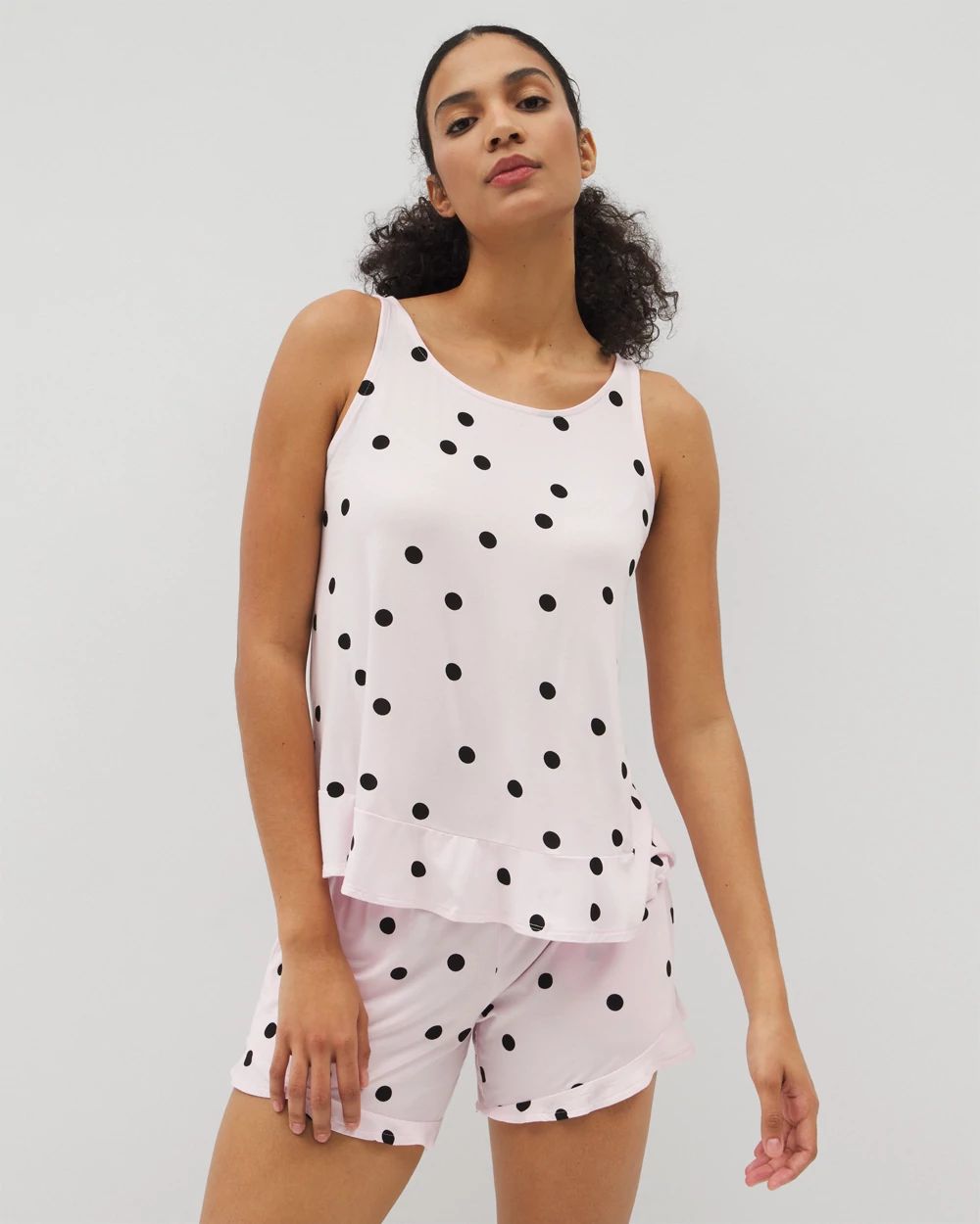 Cool Nights Ruffle Pajama Tank